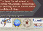The Great Plains low-level jet during PECAN: initial comparisons of profiling observations with WRF model predictions